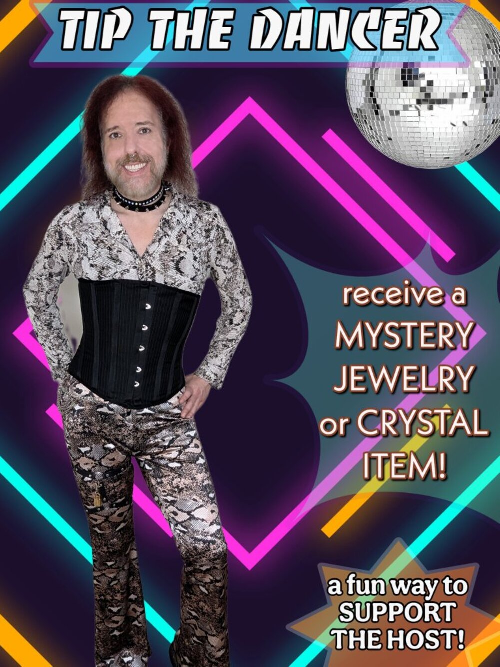 TIP THE DANCER ** Receive MYSTERY JEWELRY or CRYSTAL Item ** Support the Host